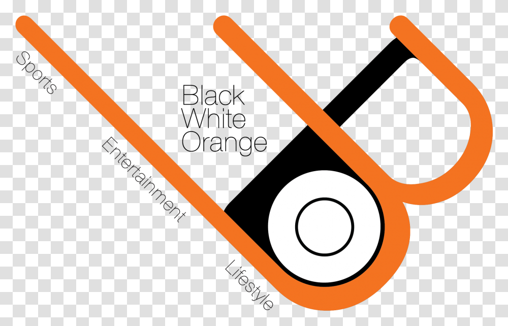 Black White Orange Brands Generates Funding From Black White Orange Logo, Baseball Bat, Sport, Label, Text Transparent Png