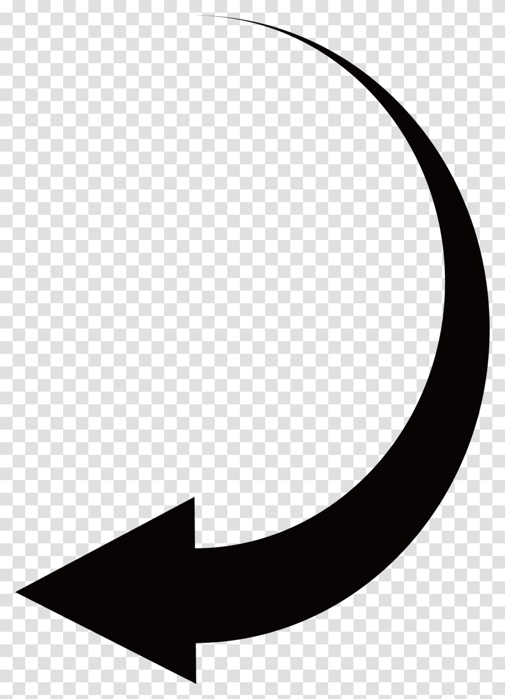 Black White Pattern Flecha En Forma De Arco, Logo, Trademark Transparent Png