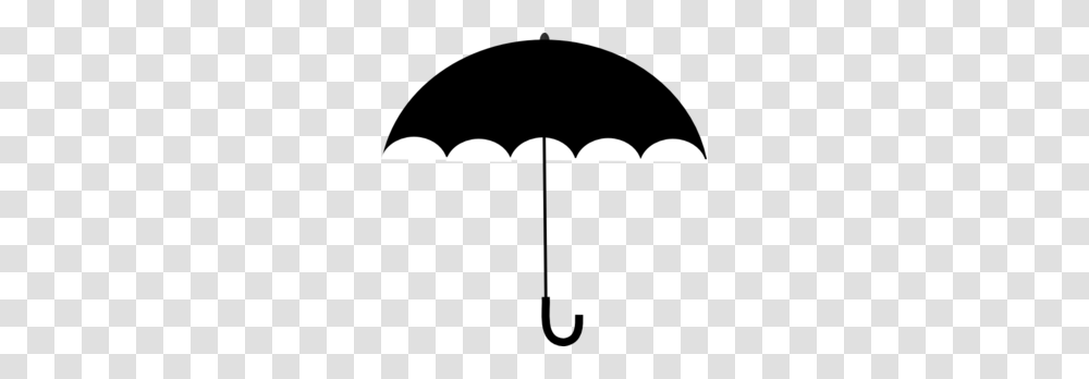 Black White Umbrella Clip Art, Silhouette, Canopy Transparent Png