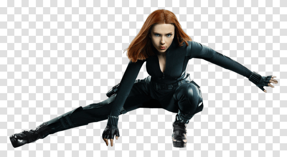 Black Widow Black Widow No Background, Sleeve, Person, Long Sleeve Transparent Png
