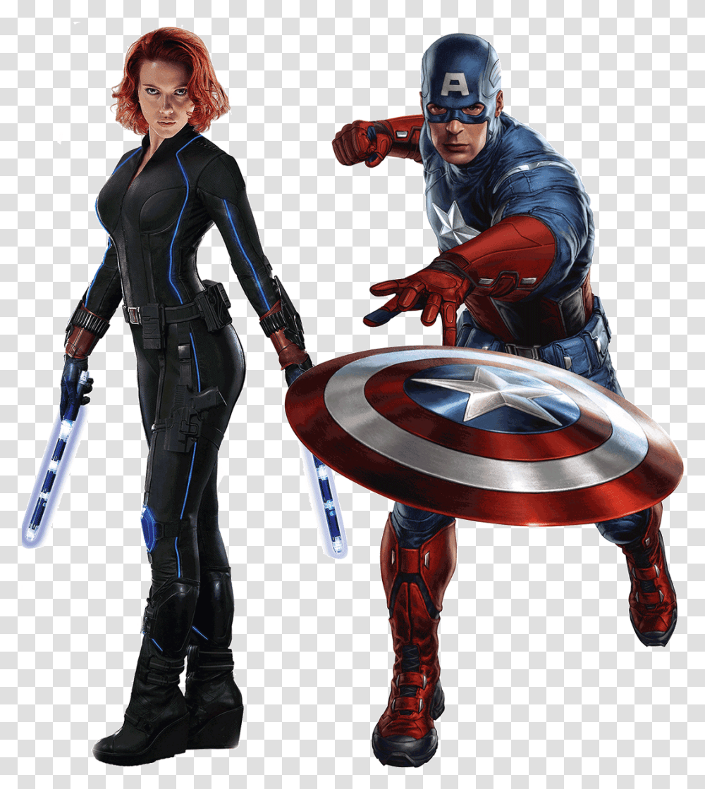 Black Widow Clipart Captain America, Person, Human, Costume, Long Sleeve Transparent Png