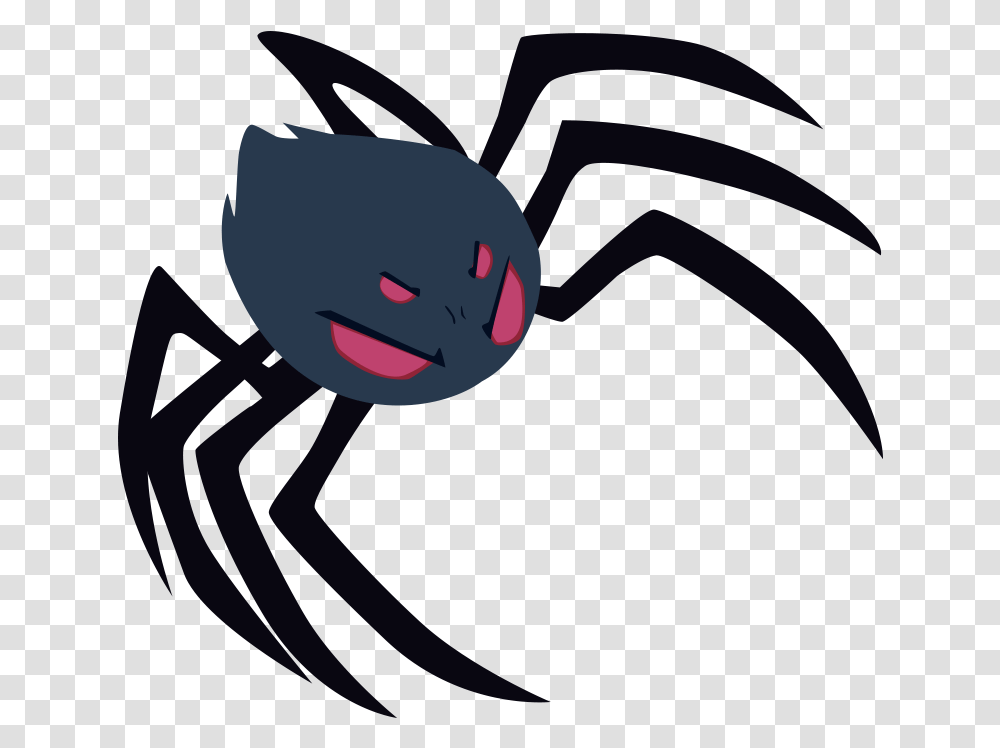 Black Widow Clipart Cartoon Spider Background, Invertebrate, Animal, Insect, Arachnid Transparent Png