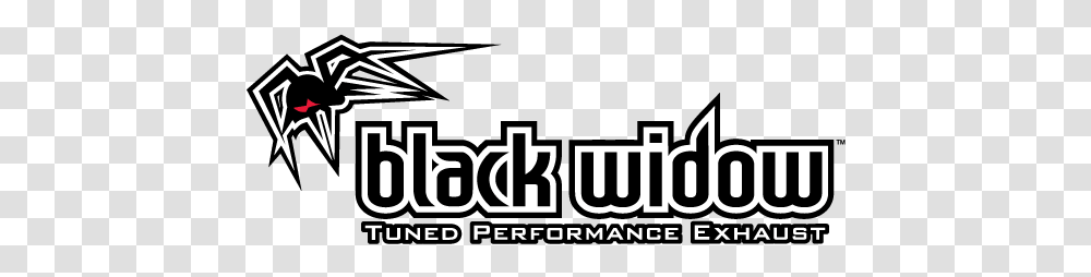 Black Widow Exhaust Logo, Label, Outdoors Transparent Png