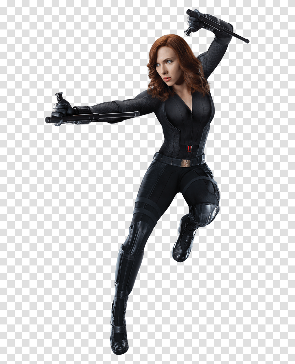 Black Widow Full Body, Person, Female, Woman Transparent Png
