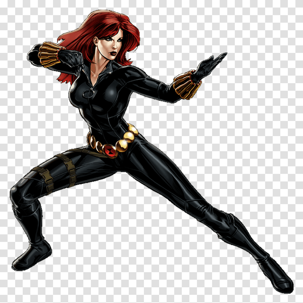 Black Widow Hd Black Widow Comic Book Character, Person, Ninja, Bow, Clothing Transparent Png