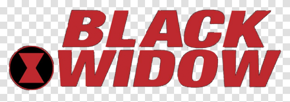 Black Widow Logo Black Widow, Word, Alphabet Transparent Png