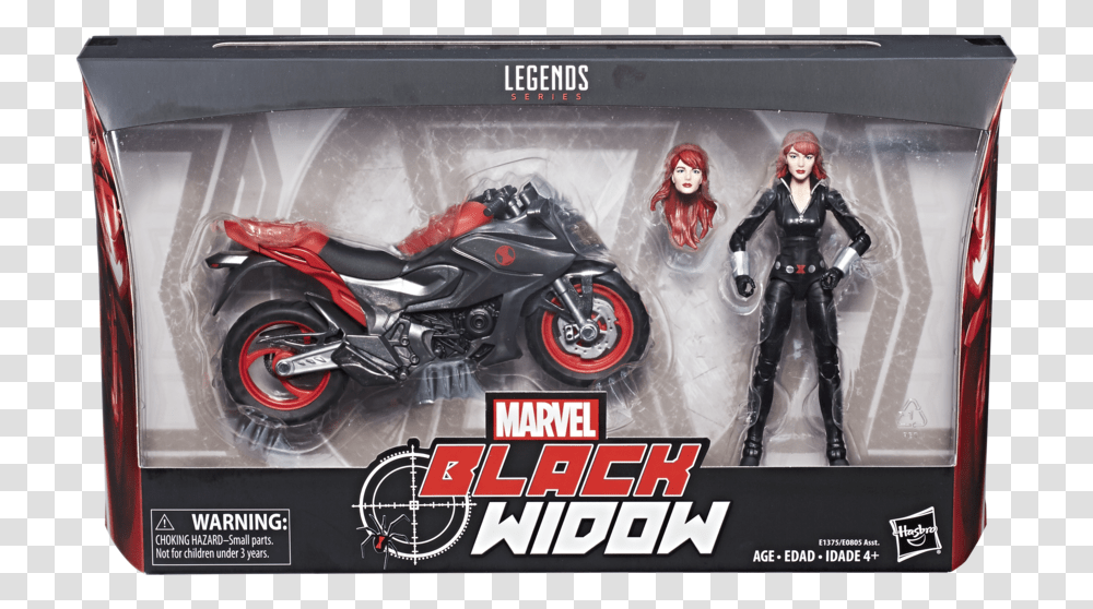 Black Widow Motorcycle Marvel Legends, Vehicle, Transportation, Wheel, Machine Transparent Png
