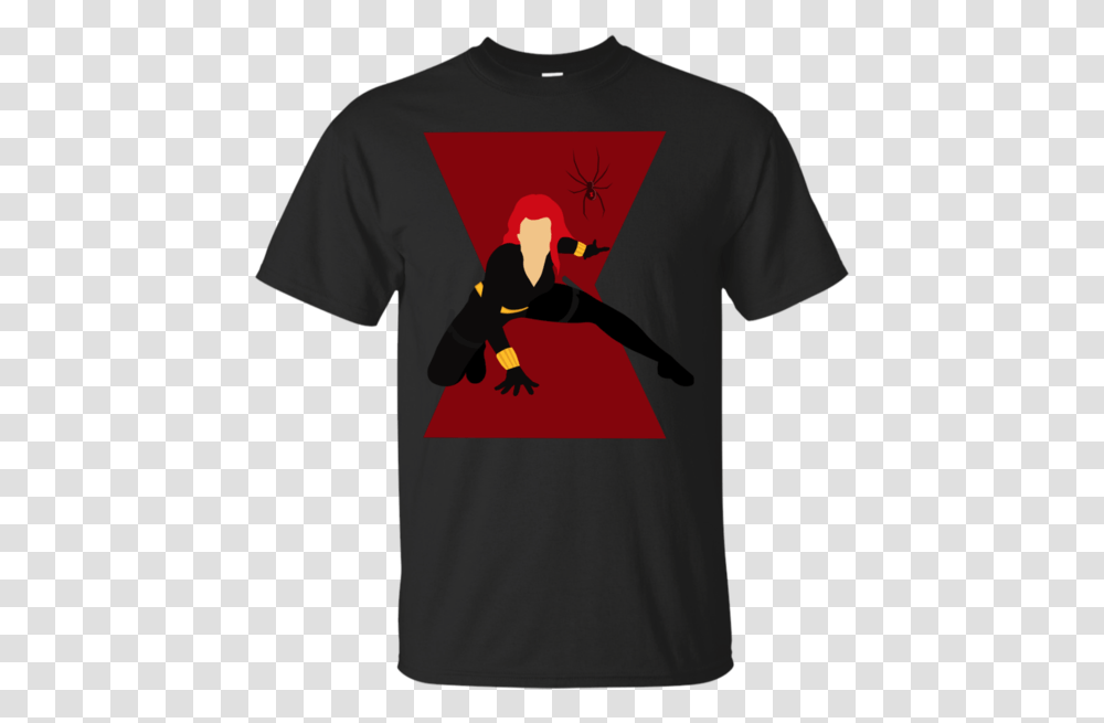 Black Widow Natasha Romanoff Avengers Assemble T Shirt T Shirt, Apparel, T-Shirt, Sleeve Transparent Png