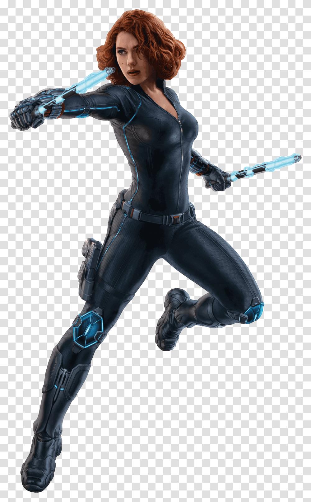 Black Widow, Person, Ninja, Figurine, Long Sleeve Transparent Png