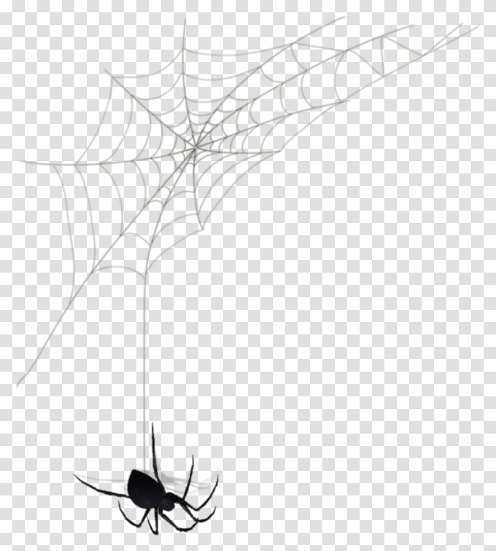 Black Widow Spider Web, Cross, Axe, Tool Transparent Png