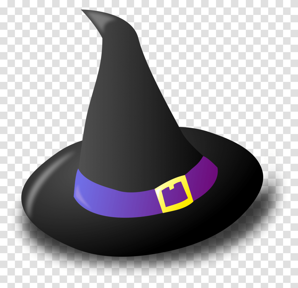 Black Witch Hat Clip Arts Cartoon Halloween Witch Hat, Apparel, Axe, Tool Transparent Png