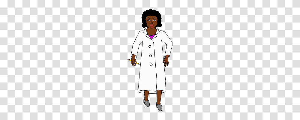 Black Woman Technology, Lab Coat, Person Transparent Png