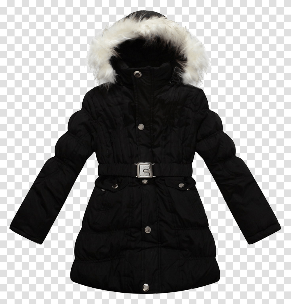 Black Woman Girls Best Winter Jackets, Apparel, Coat, Overcoat Transparent Png