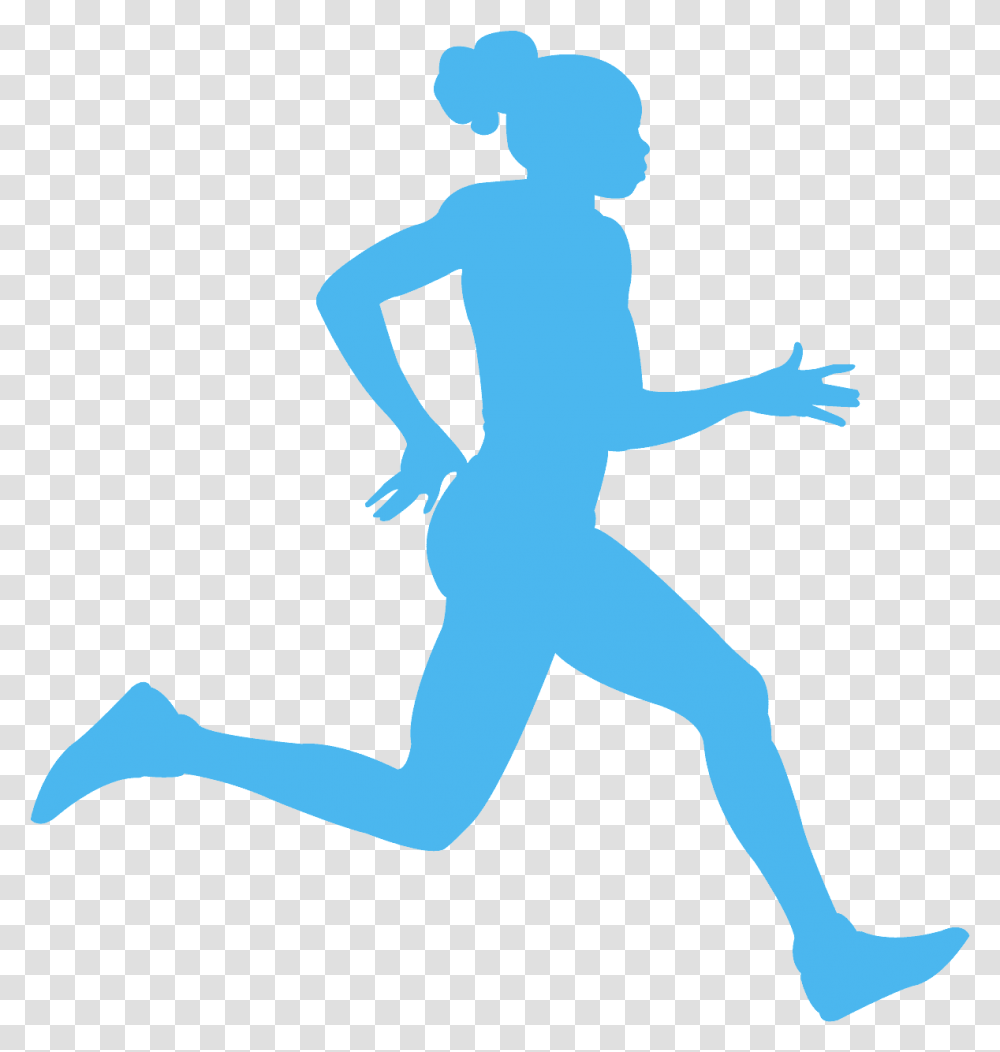 Black Woman Running Svg, Person, Fitness, Working Out, Sport Transparent Png