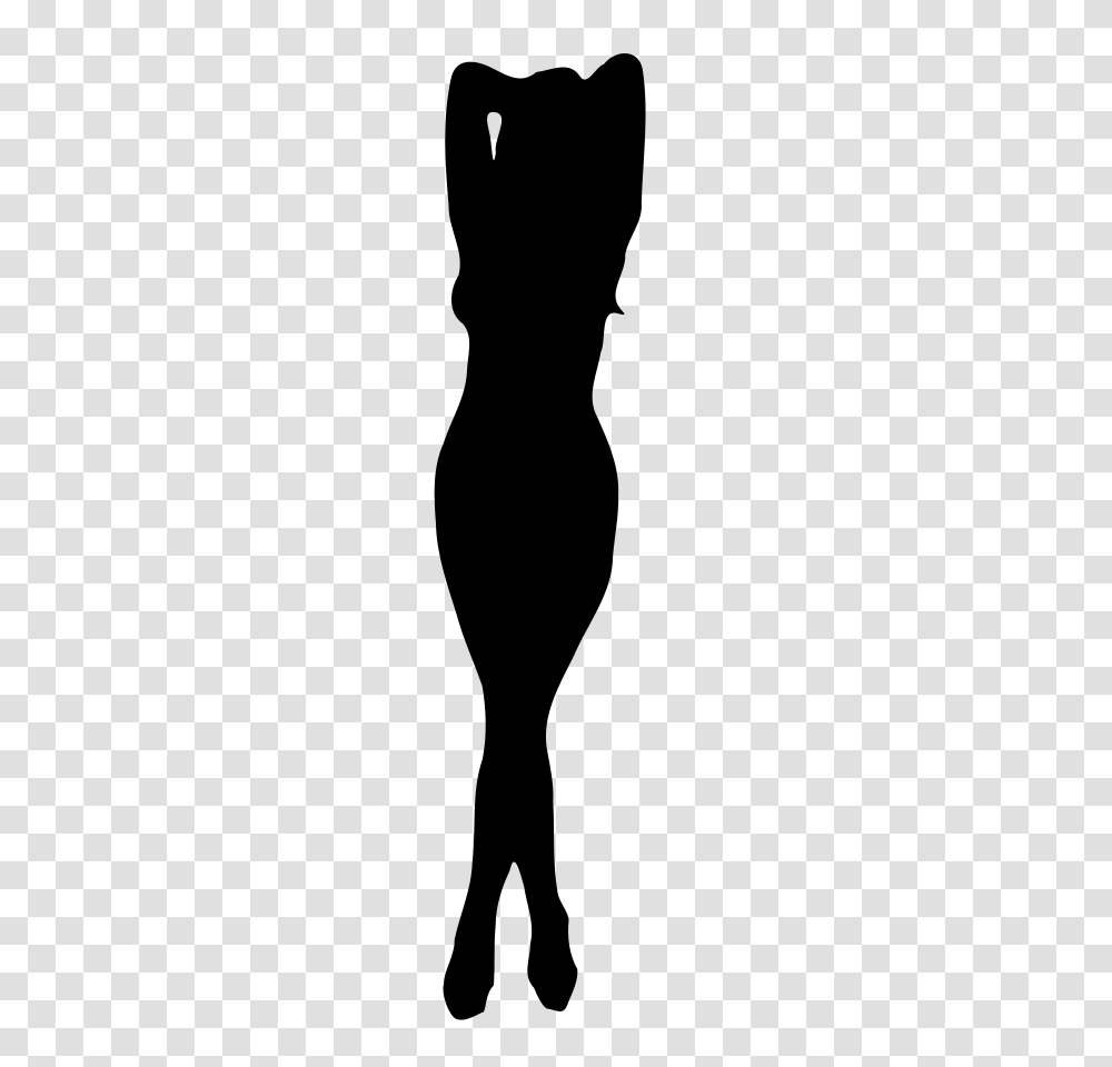 Black Woman Silhouette Clipart, Gray, World Of Warcraft Transparent Png