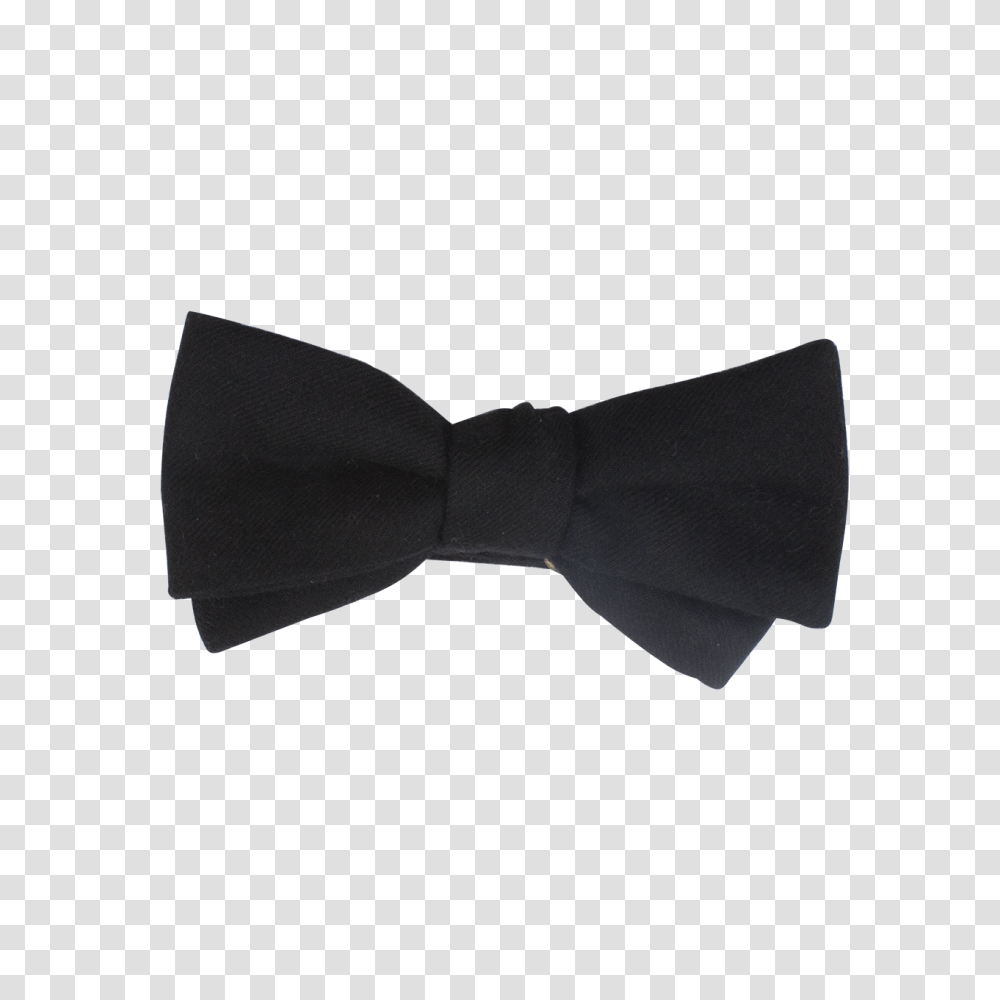 Black Wool Bow Tie, Accessories, Accessory, Necktie Transparent Png