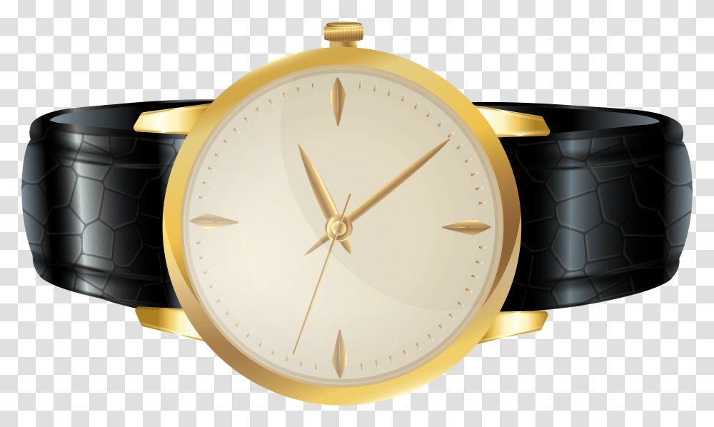 Black Wrist Watch Clip Art Watch Clip Art Transparent Png