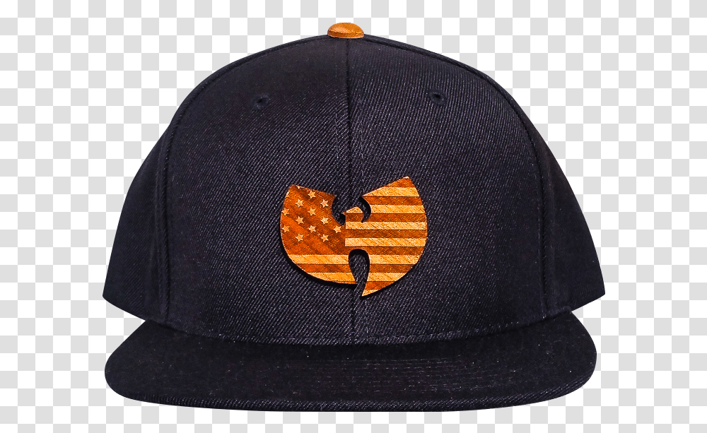 Black Wu Tang Snapback Hat - Wood Brim Hats Baseball Cap, Clothing, Apparel, Symbol, Logo Transparent Png