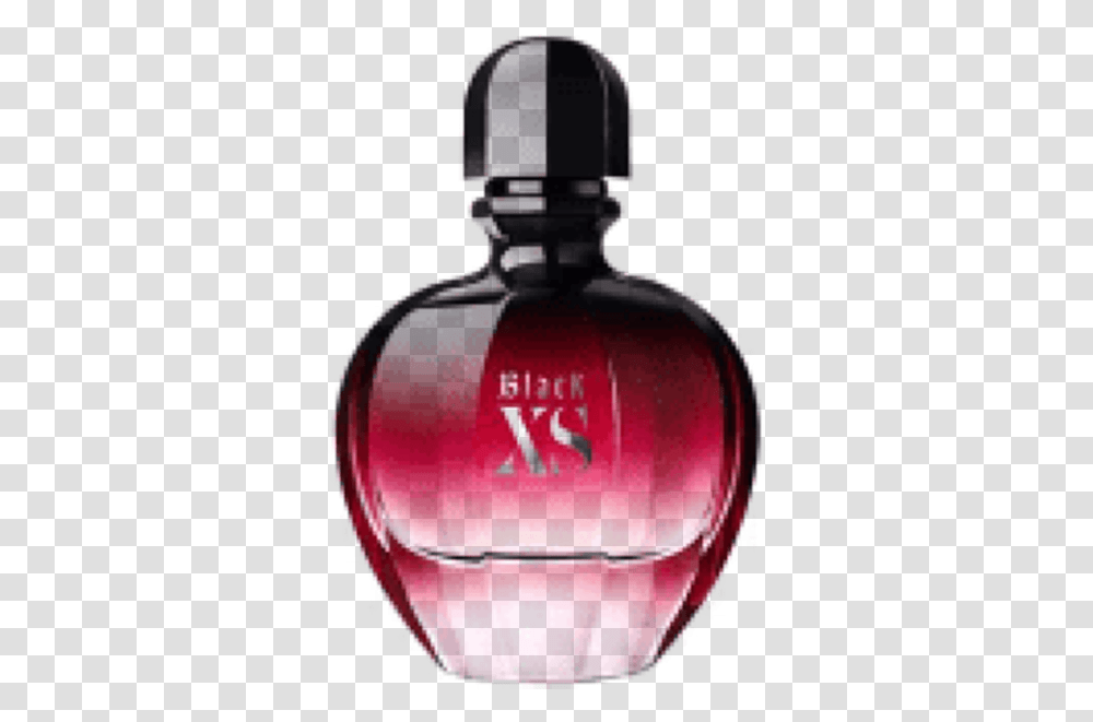 Black Xs For Her Paco Rabanne Perfume Feminino Paco Rabanne Pure Xs Woman, Bottle, Cosmetics, Helmet Transparent Png