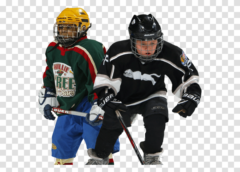Black Youth Hockey Player, Helmet, Person, People Transparent Png