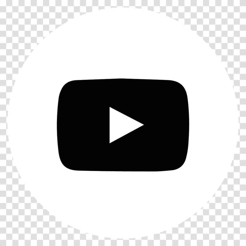 Black Youtube Play Button, Logo, Trademark Transparent Png