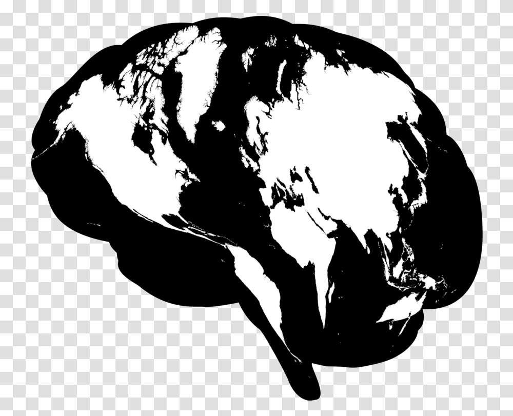 Blackandwhite Earth World Clipart Illustration, Stencil, Silhouette, Person, Human Transparent Png