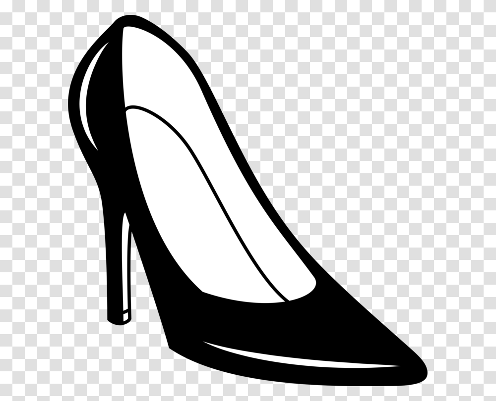 Blackandwhitehigh Heelsfootwear Shoes Clipart Black And White, Outdoors, Sea, Water Transparent Png