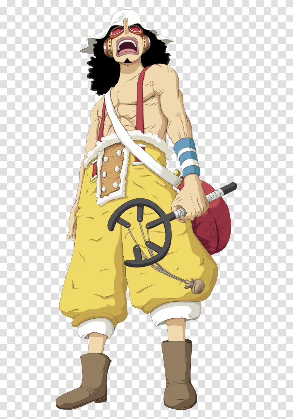 Blackbeard Drawing One Piece One Piece Usopp Character, Person, Costume, Thigh Transparent Png
