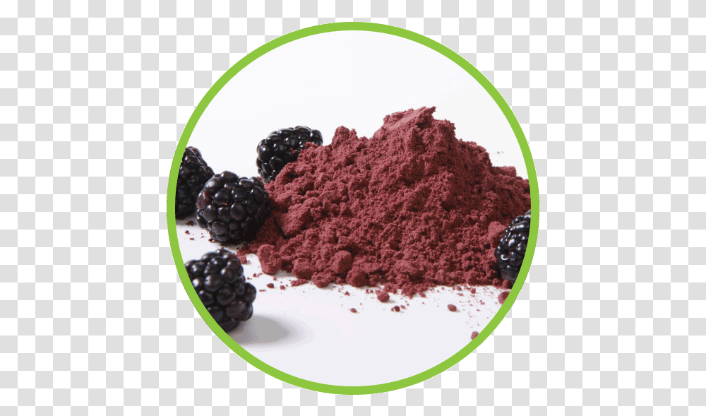 Blackberry Powder Circle Powder Fruits, Plant, Soil, Blueberry, Food Transparent Png
