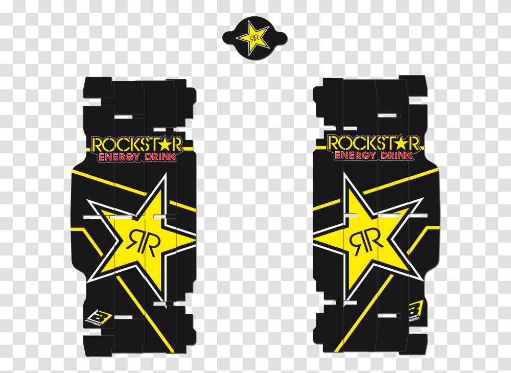 Blackbird Racing Rad Louver Stickers Rockstar Energy Rockstar Energy Drink, Star Symbol, Military, Military Uniform Transparent Png