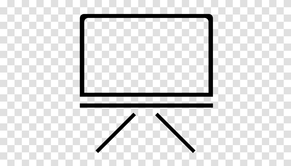 Blackboard Chalk Board Easel Icon With And Vector Format, Gray, World Of Warcraft Transparent Png