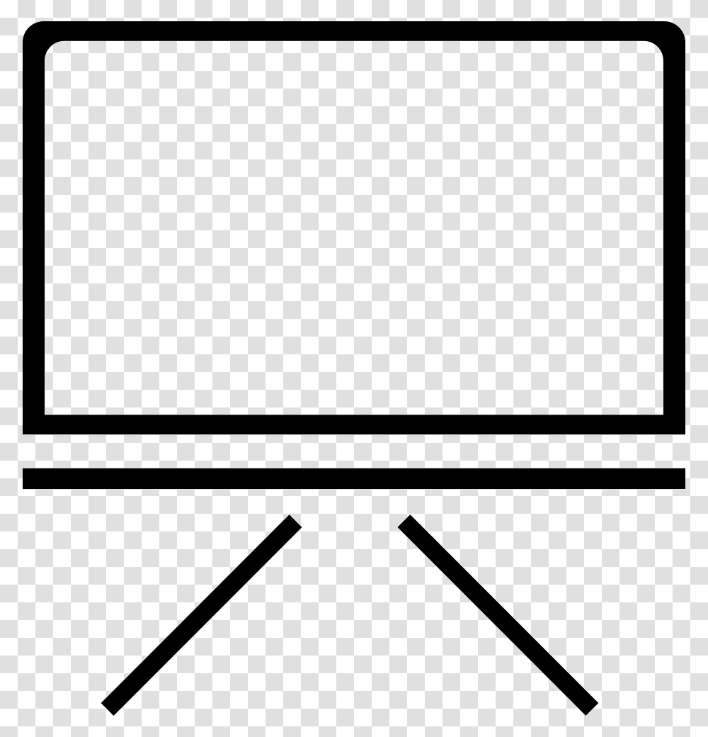 Blackboard Icon Free Download, Projection Screen, Electronics, White Board, Envelope Transparent Png