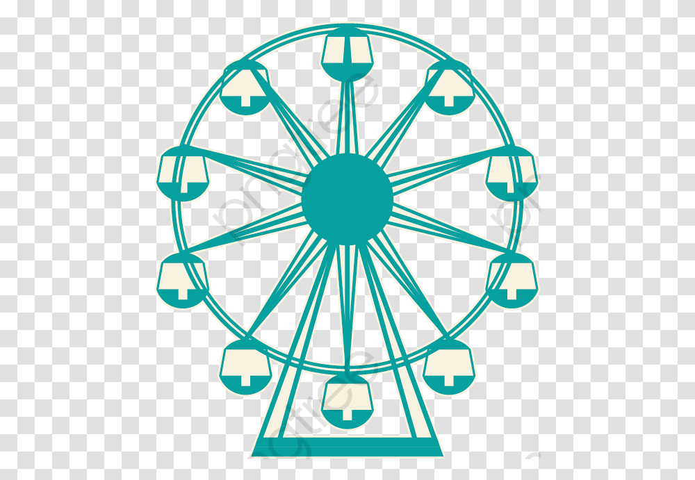 Blackboard, Network, Ferris Wheel, Amusement Park Transparent Png