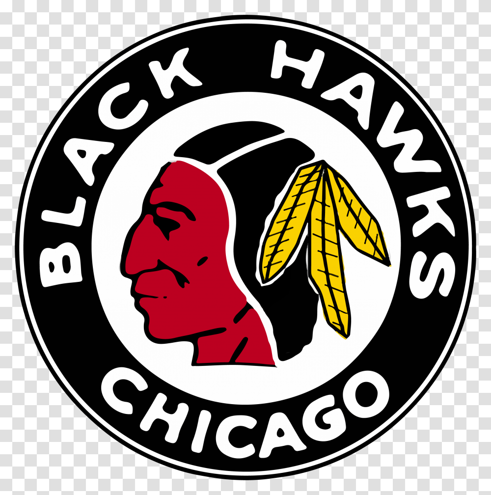 Blackhawks Original Logo, Trademark, Label Transparent Png