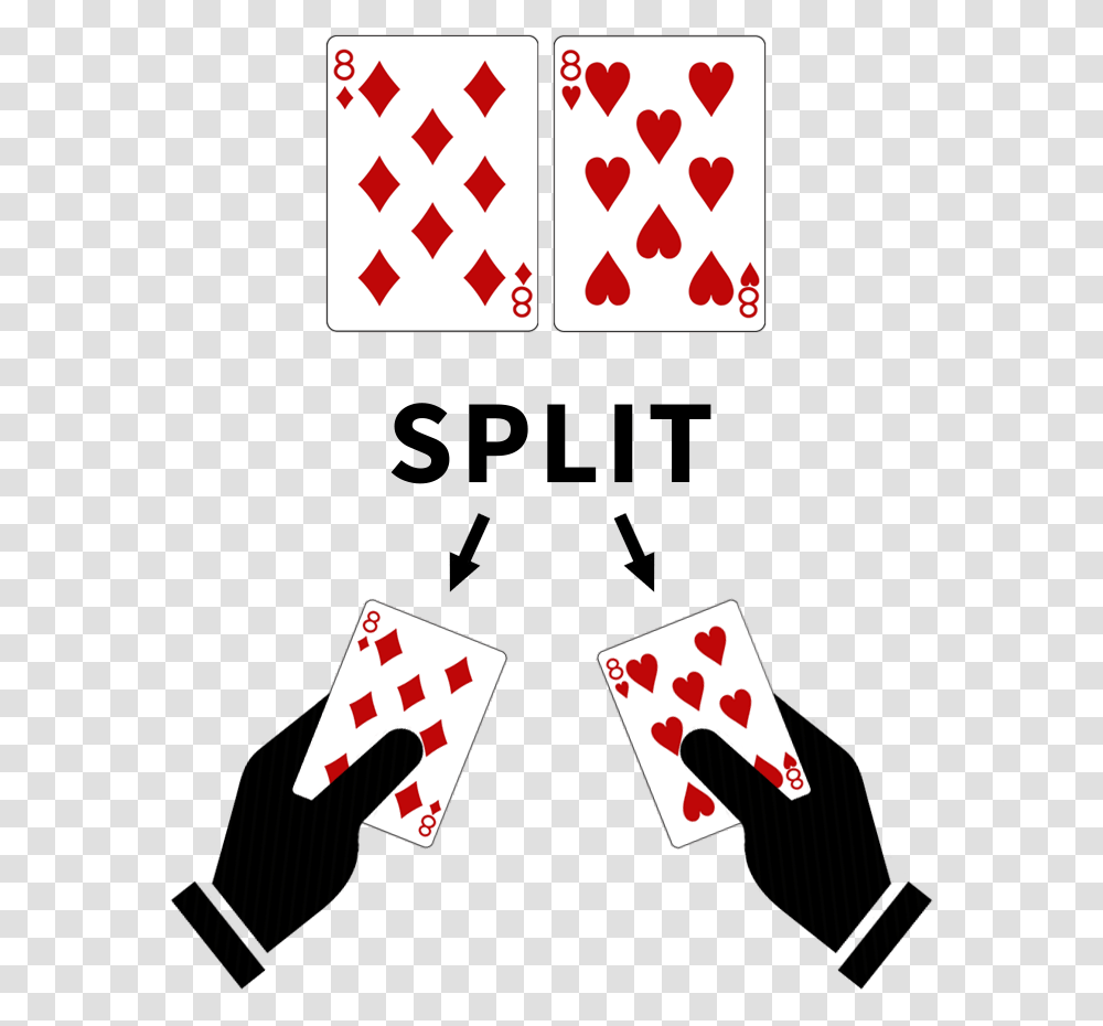 Blackjack Basic Strategy Pair Of 8 Always Split, Game, Gambling, Dice Transparent Png