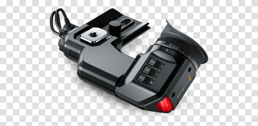Blackmagic Ursacamera Viewfinder Rightangle Rgb Blackmagic Viewfinder, Electronics, Binoculars, Pedal Transparent Png