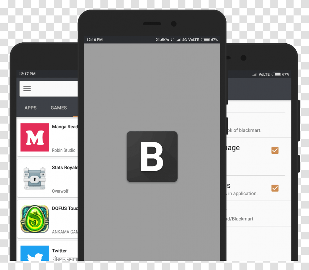 Blackmart Apk For Android Iphone, Electronics, Mobile Phone, Cell Phone Transparent Png