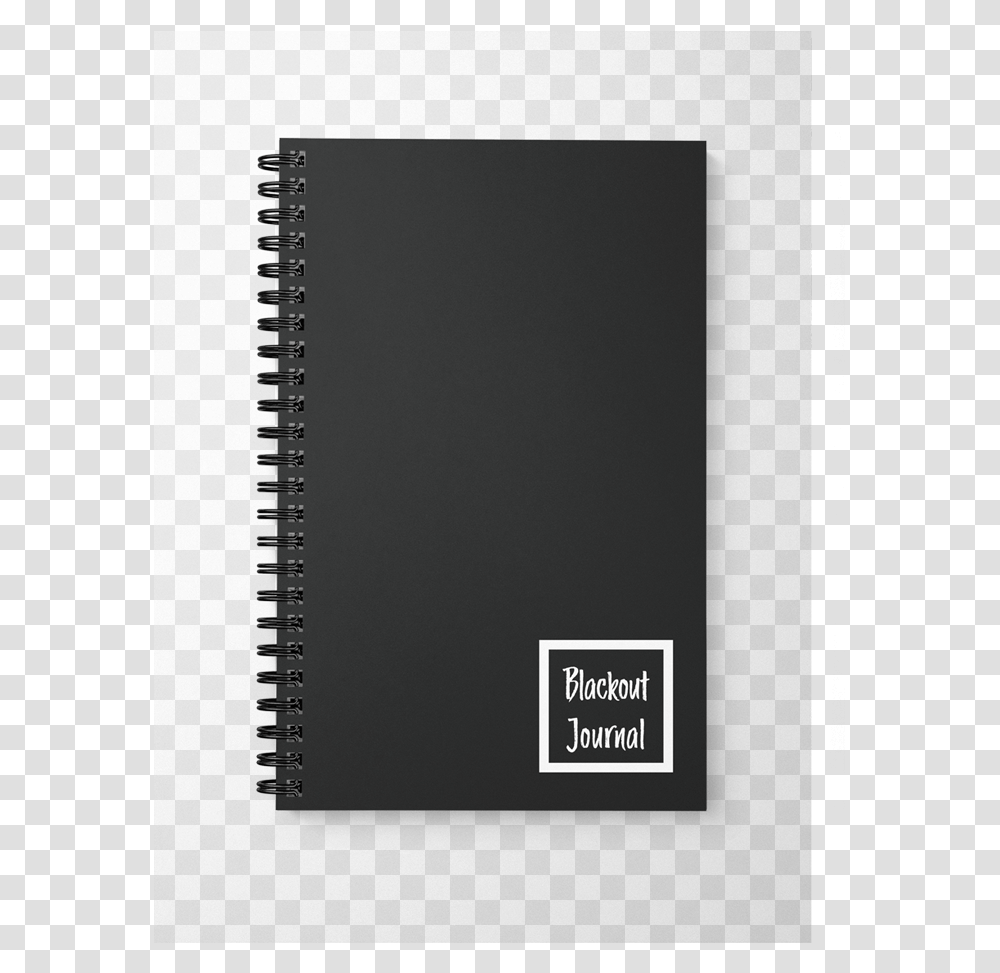 Blackout Journal Sketch Pad, Diary, Page Transparent Png