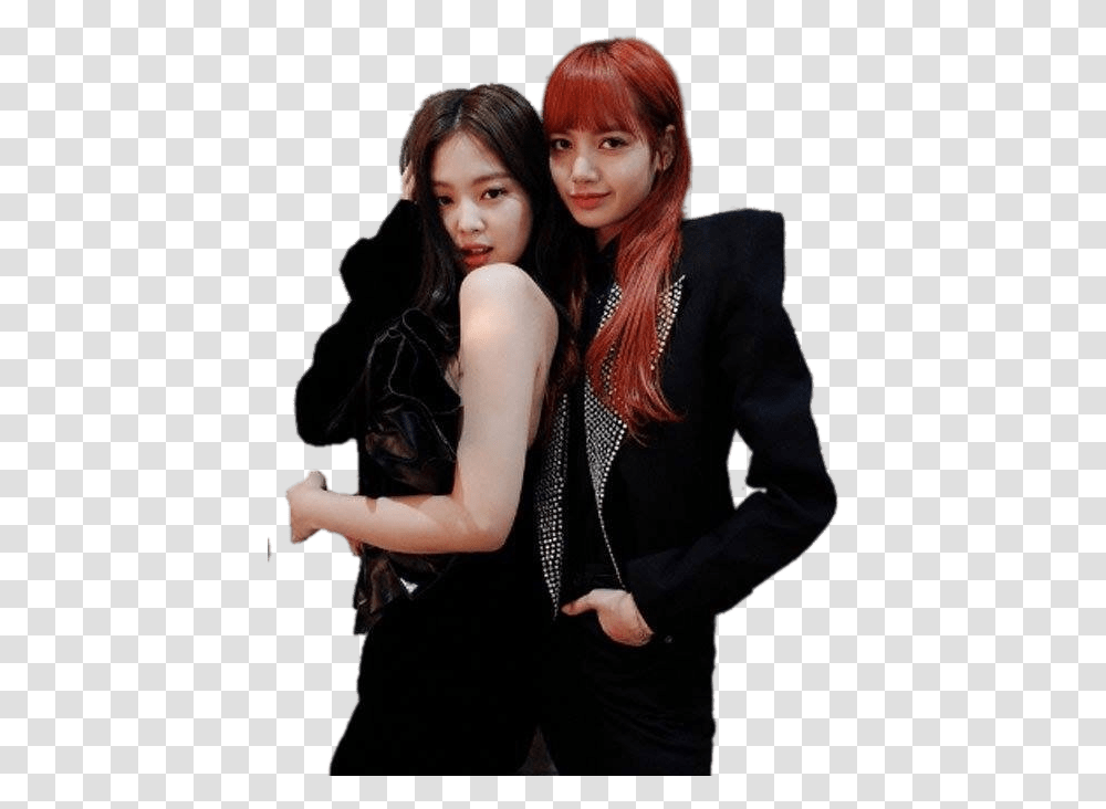 Blackpink Jennie And Lisa Jennie Dan Lisa Photoshoot, Person, Female, Suit Transparent Png