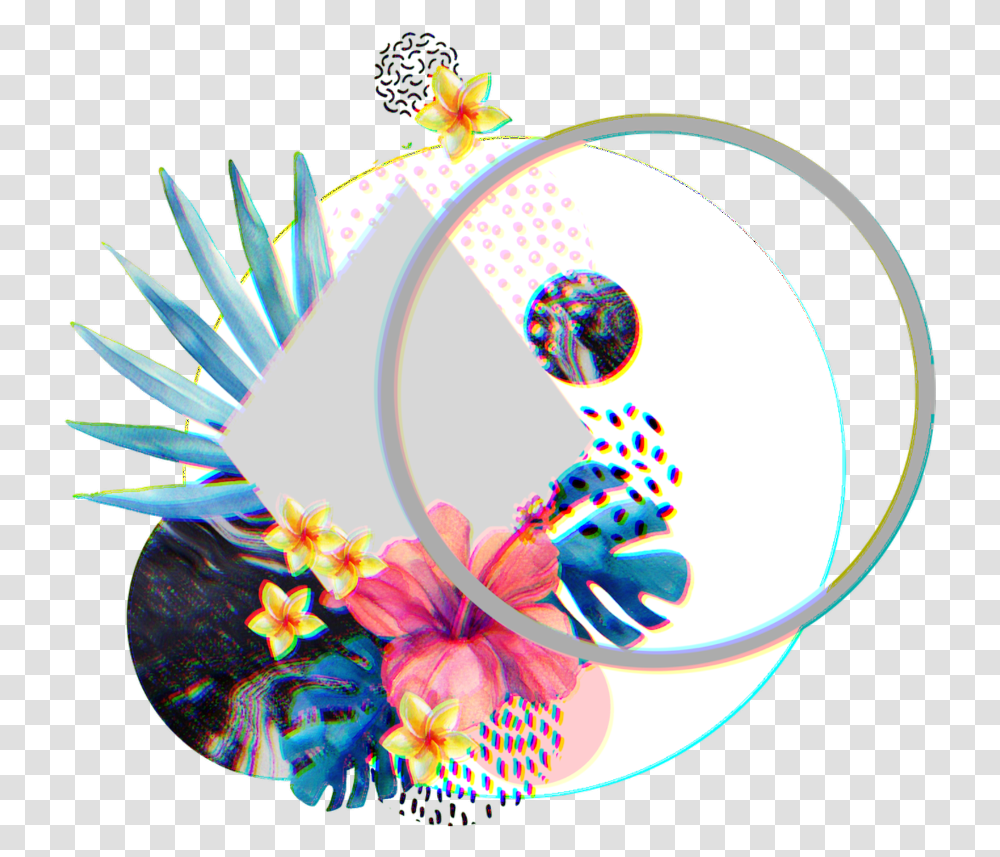 Blackpink Lisa Picsart Edit, Pattern, Floral Design, Sphere Transparent Png