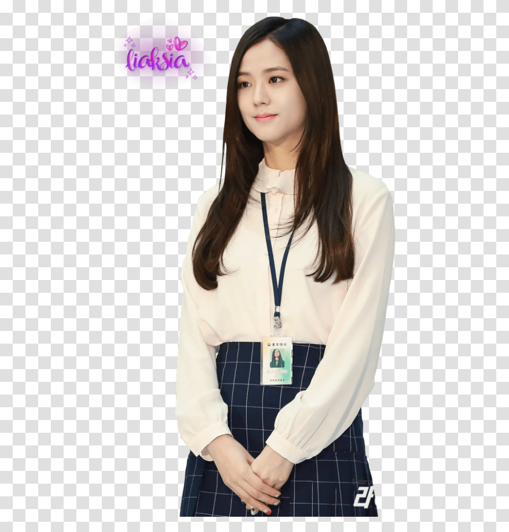 Blackpink Logo Imagenes De Jisoo De Blackpink, Person, Female, Sleeve Transparent Png