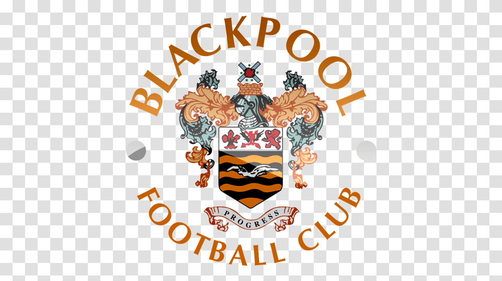 Blackpool Fc Football Logo Blackpool Fc Logo, Symbol, Trademark, Emblem, Poster Transparent Png