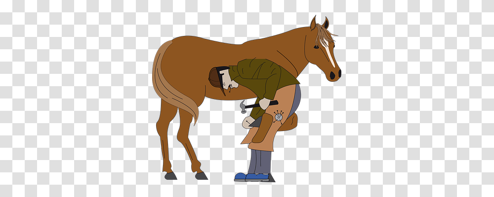 Blacksmith Person, Animal, Horse, Mammal Transparent Png