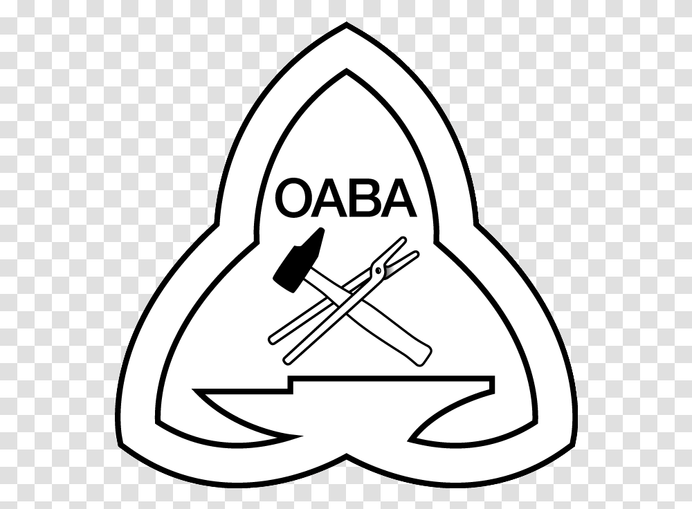 Blacksmith Hammer Ontario Blacksmith Logo, Symbol, Triangle, Emblem, Stencil Transparent Png