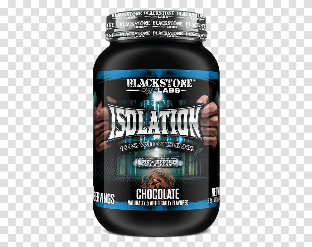 Blackstone Labs Isolation 30 Servings Proteinwhey Black Stone Protein, Poster, Advertisement, Person, Human Transparent Png