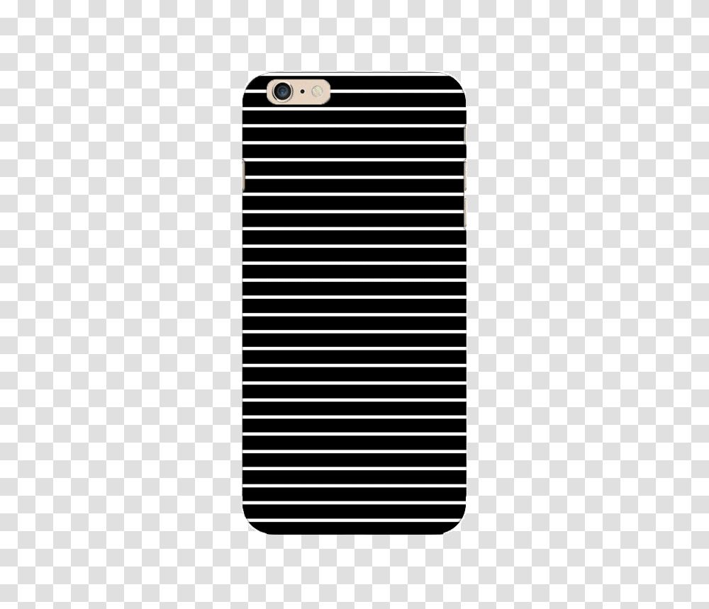 Blackwhite Stripes Phone Cover, Comb Transparent Png
