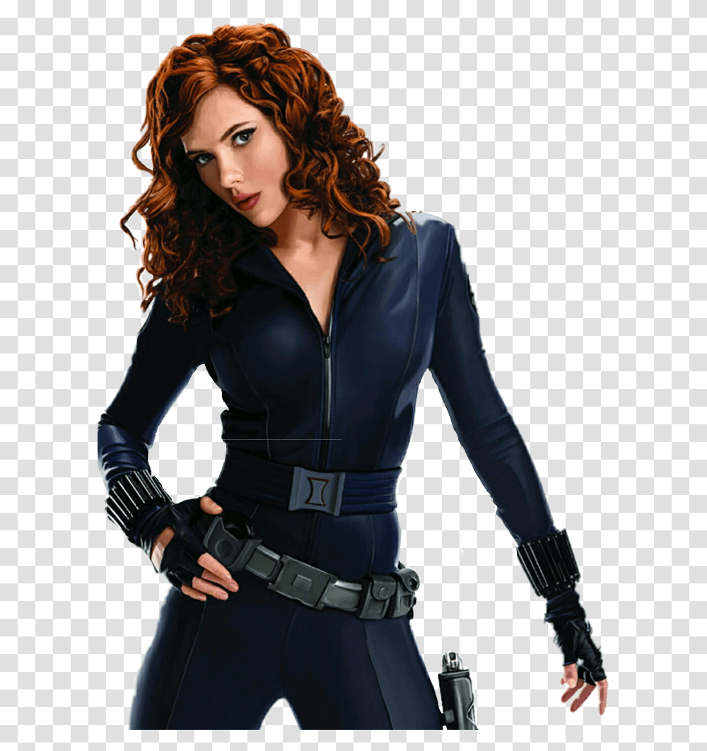 Blackwidow Marvel Superheroes Black Widow Scarlett Johansson Iphone, Person, Jacket, Coat Transparent Png