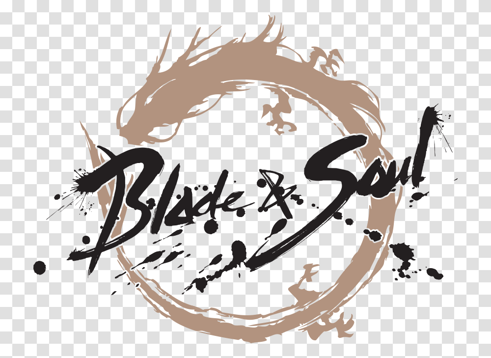 Blade And Soul Logo, Dragon, Word Transparent Png