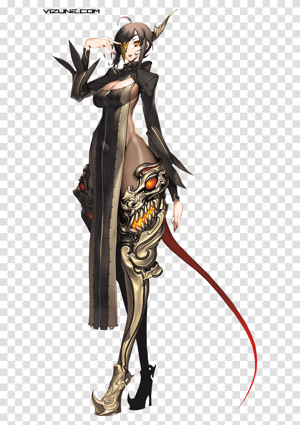 Blade And Soul Nomad Outfit Mmd Blade And Soul, Architecture, Building, Emblem Transparent Png