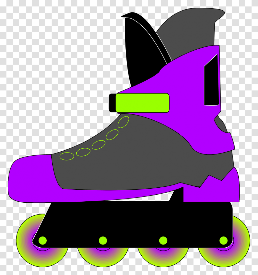 Blade Clipart Rollar, Apparel, Footwear, Skateboard Transparent Png